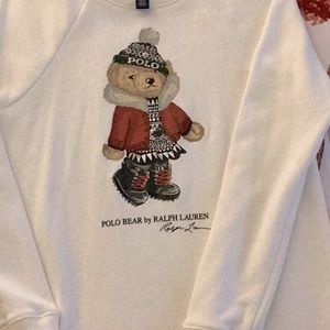 Ralph Lauren Polo Girls Winter Bear Dress
